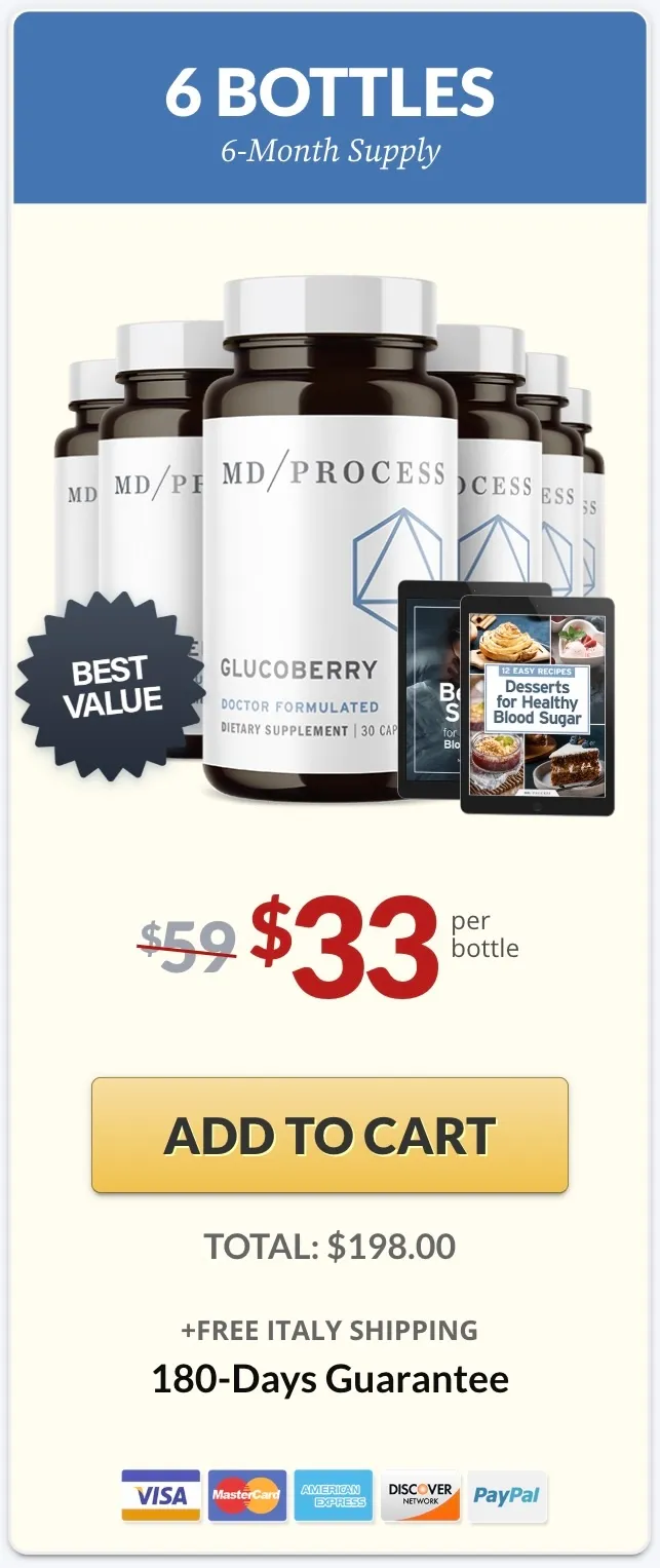 GlucoBerry 180-day supply